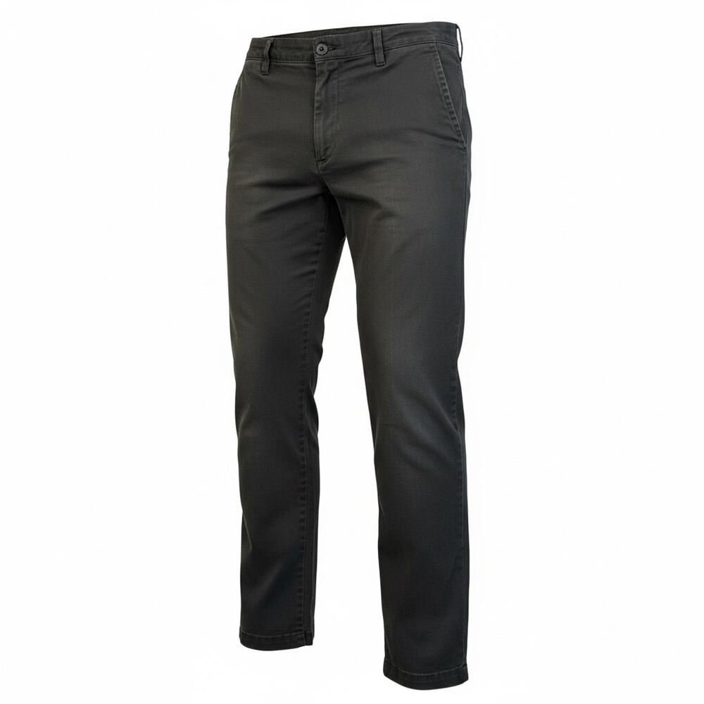 Dockers Men’s Straight Fit Chino Pants Charcoal Black Classic Casual